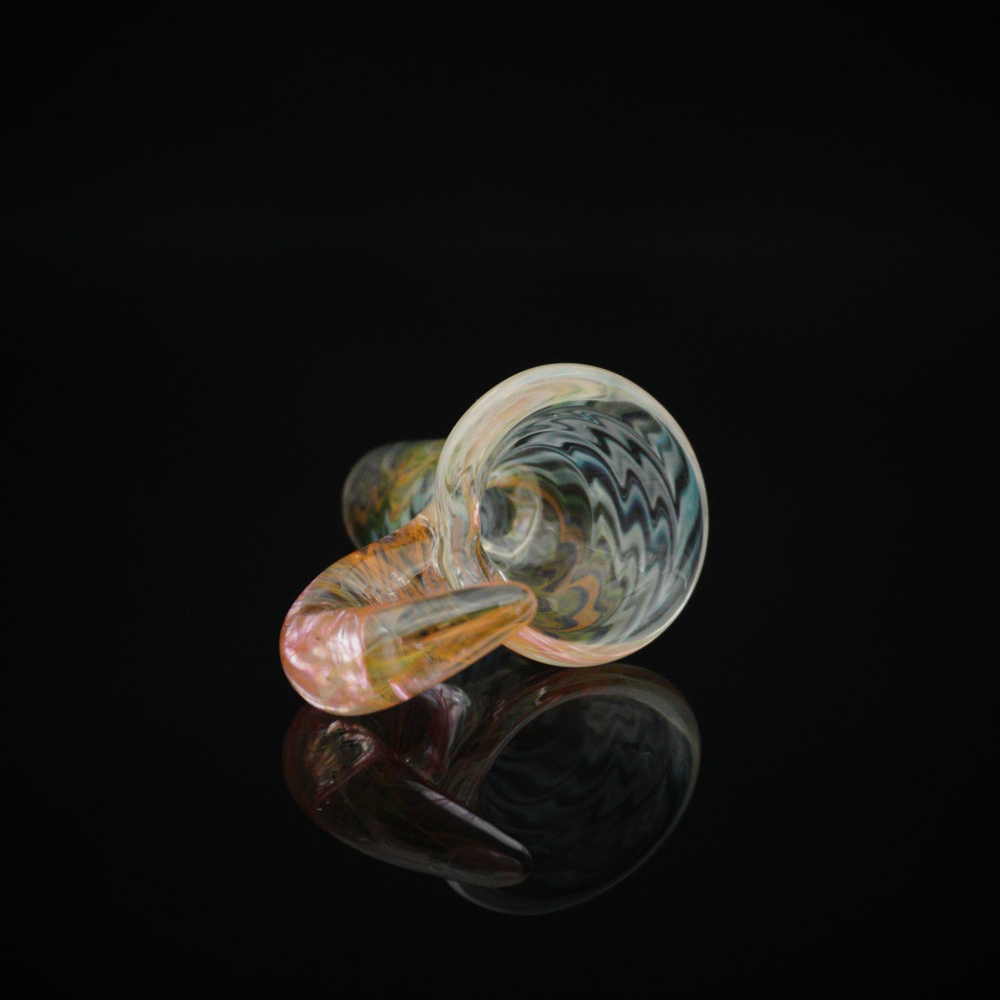 Hmk Fully Worked Fumed 18mm Bowl #19